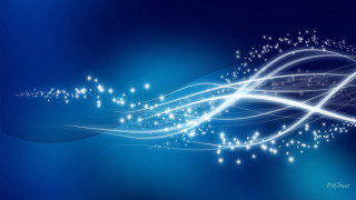 Blue background white lines stars - dynamic free wallpaper for desktop