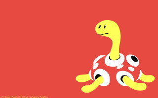 Yellow dinosaur red background black - on free wallpaper for desktop