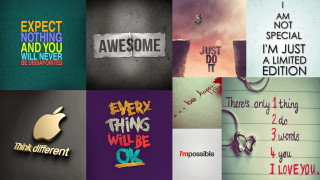 Posters words phrases series collection - behance hd free wallpaper