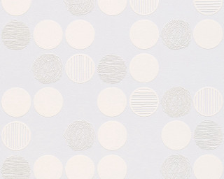White wall circles background stripe - kinetic pointillism free wallpaper for desktop