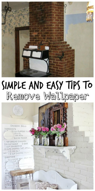 Fireplace white chair brick wall - temporary free wallpaper for mobile