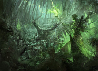 Forest green light magic battle - chris rahn free wallpaper