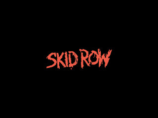 Skid row red text black - album cover free wallpaper for desktop