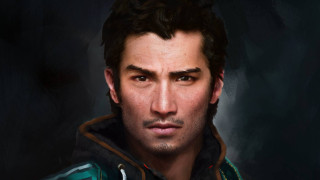 Man hoodie jacket serious look - a jacket free wallpaper for desktop