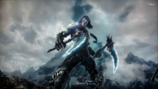 Man sword mountain landscape sky - a mountain landscape free wallpaper