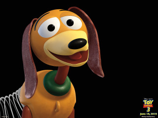 Cartoon dog green collar smiling - a cartoon dog free wallpaper