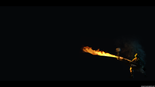 Person holding fire stick dark - free new year wallpaper for desktop