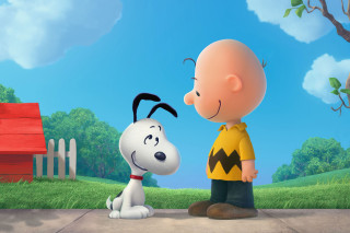 Cartoon character talking dog street - charles schulz free wallpaper
