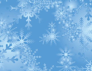 Blue background snowflakes pattern bottom - snow free wallpaper for desktop