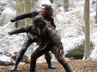 Man woman forest hose back - a hose free wallpaper