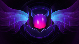Purple blue abstract background wings - futurism free wallpaper for desktop