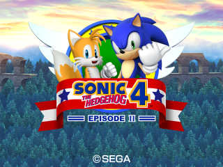 Sonic the hedgehog 4 logo - a sonic free wallpaper