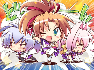 Anime girls colorful background stars - hint of yayoi kasuma free wallpaper for desktop