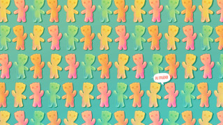 Colorful teddy bears not touch - fructose free wallpaper for desktop