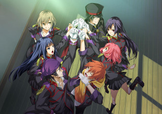 Anime girls wooden floor green - a green light free wallpaper for desktop