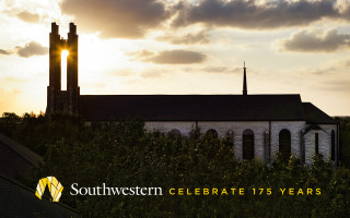 Church clocktower sunset clouds sky - northwest school free wallpaper