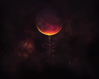 Large object dark sky stars 2 - planet free wallpaper for desktop