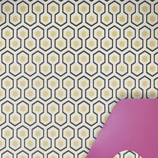Pink chair wall pattern black - geometric abstract art free wallpaper for tablet