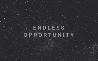Endless opportunity black white stars - edward ruscha free wallpaper