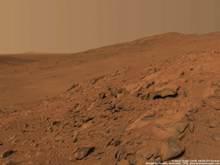Rocky hill desert mars dirt - a rocky hill free wallpaper for desktop