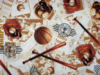 Basketball baseball wrapping paper bats - paper free wallpaper