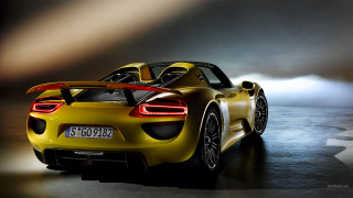 Yellow sports car red stripe 3 - a red stripe free wallpaper