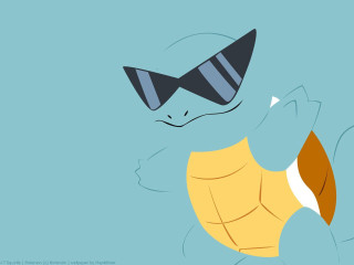 Turtle sunglasses hat swimming water - its head free wallpaper for desktop