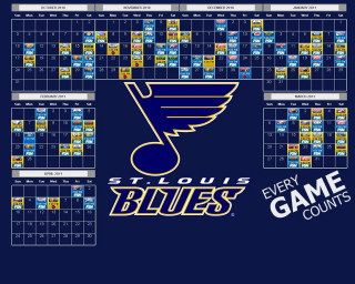 St louis blues calendar game - brian thomas free wallpaper for desktop