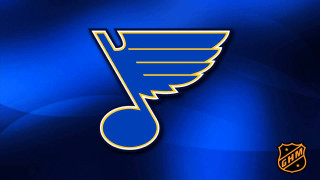 Hockey logo blue background gold 2 - a hockey logo free wallpaper