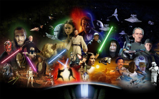 Star wars collage space art - theme free wallpaper