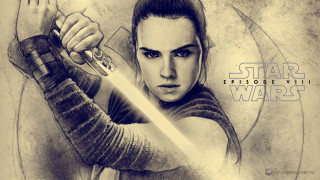 Woman sword star wars theme - a drawing of a woman holding free wallpaper