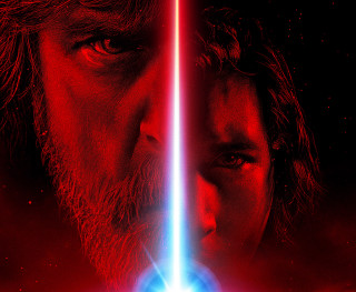 Red glow sword battle space - a red light behind them free wallpaper