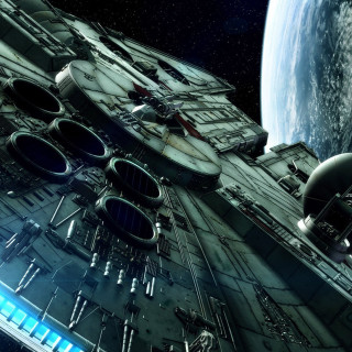 Star wars ship space planet - free sci-fi wallpaper for tablet