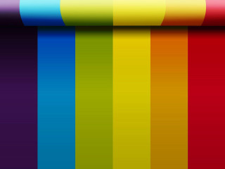 Rainbow colored background black border 3 - a white border free wallpaper