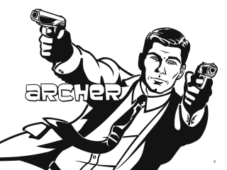 Man holding gun pointing camera 2 - black background free wallpaper for desktop