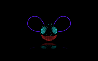 Mickey mouse head blue light - its head free wallpaper
