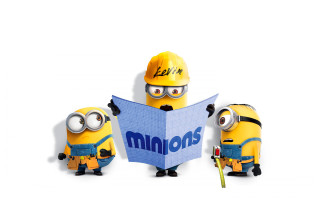 Minions sign fireman tool character - a sign free wallpaper