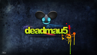 Deadmats mouse blue eyes abstract - artwork free wallpaper