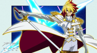 Man white gold outfit sword - a sword and a sword blade free wallpaper