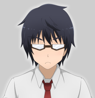 Man glasses tie serious staring - character portrait free wallpaper