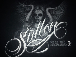 Black shirt skull angel sullor - artwork free wallpaper for desktop