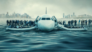 People plane water group standing - the front of the plane free wallpaper