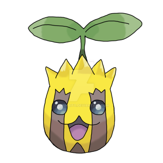 Cartoon character plant growing head 2 - a plant free wallpaper for tablet