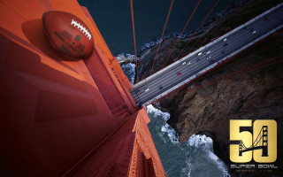 Football bridge ocean road side - near free wallpaper