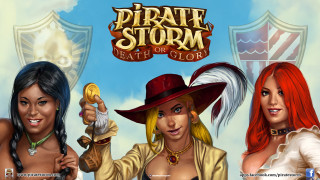 Women costumes pirate shield group - art of brom free wallpaper