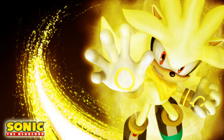 Sonic hedgehog yellow light black 2 - a sonic free wallpaper