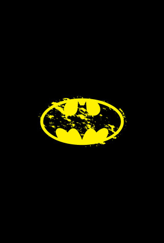 Batman symbol yellow splatter black - altichiero free wallpaper for mobile