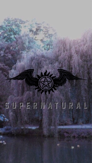 Supernatural tree pentagram gothic album - free seasons wallpaper for mobile