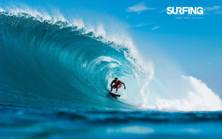 Man riding wave surfboard ocean 28 - a man riding free wallpaper