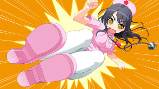 Cartoon character flying pink hat - a pink hat free wallpaper for desktop